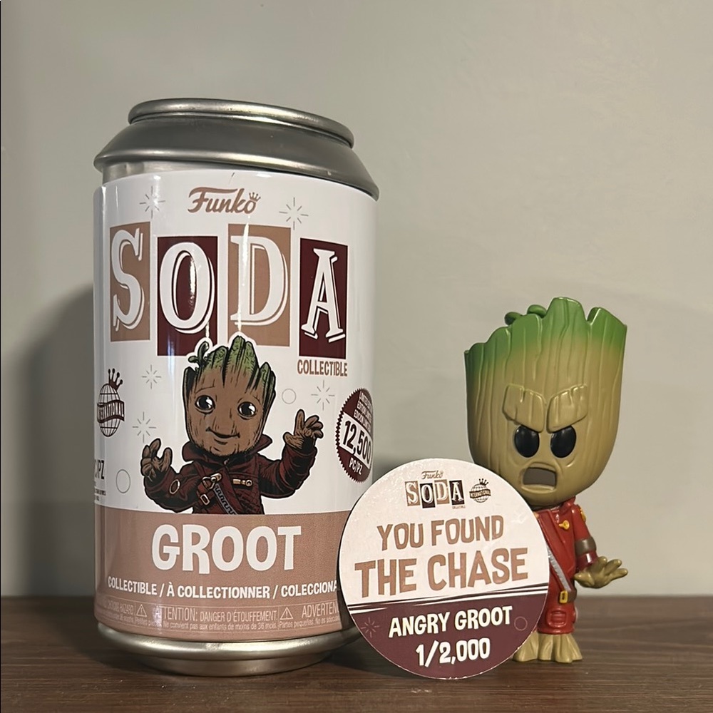 Funko Soda Angry Groot Chase Edition